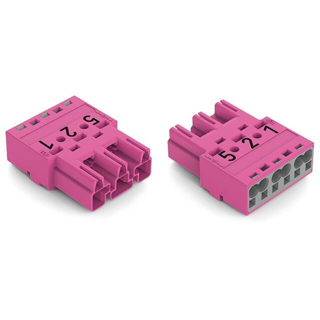 770-293/081-000 PLUG 3-POLE, PINK