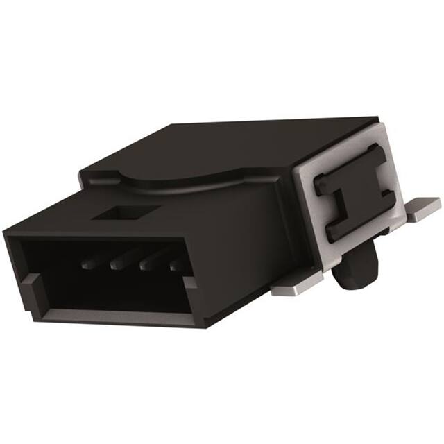 14110410002333 HAR-FLEXICON, 4PIN MALE, ANGLED