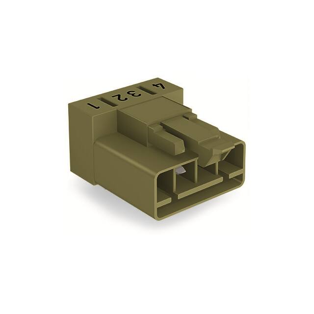 890-874/011-000 PLUG FOR PCBS ANGLED 4-POLE, LIG