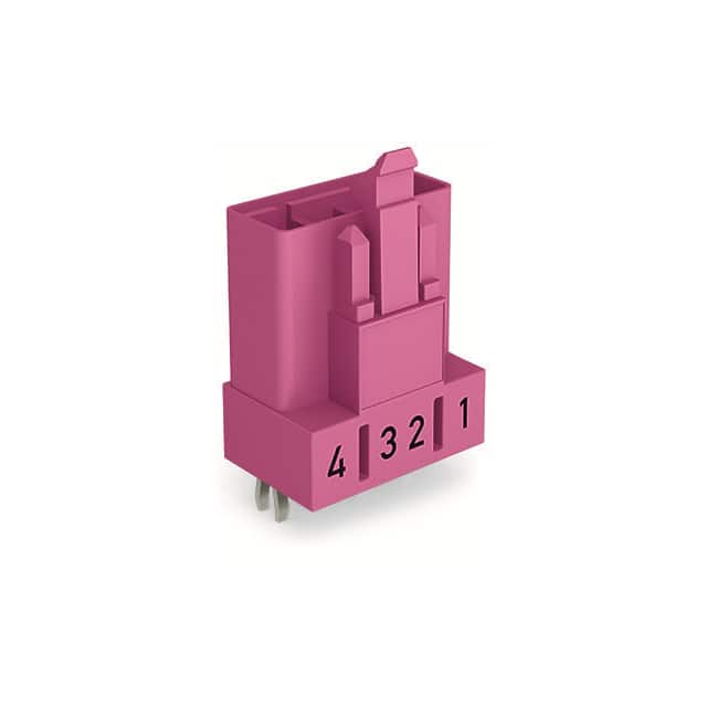 890-894 PLUG FOR PCBS STRAIGHT 4-POLE