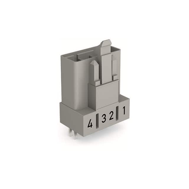 890-854 PLUG FOR PCBS STRAIGHT 4-POLE