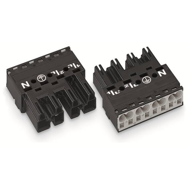 770-214 PLUG 4-POLE, BLACK