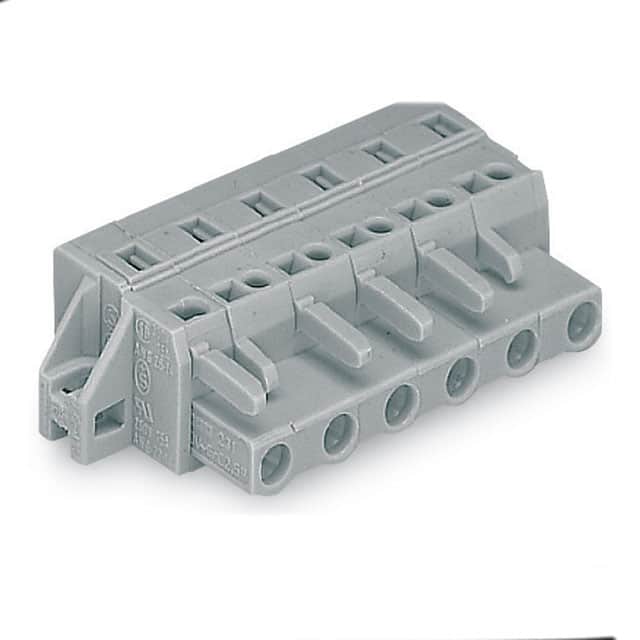 231-212/031-000 1-CONDUCTOR FEMALE PLUG; CLAMPIN