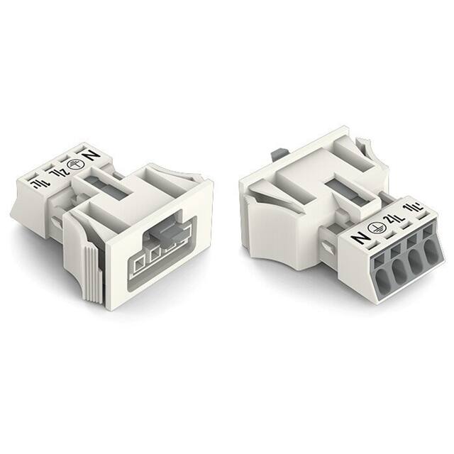 890-724 SNAP-IN SOCKET WHITE