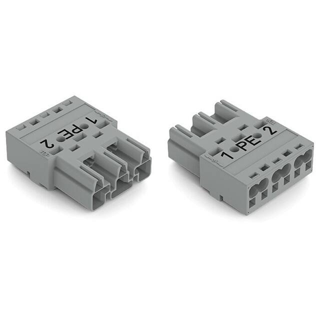 770-253/062-000 PLUG 3-POLE, GRAY
