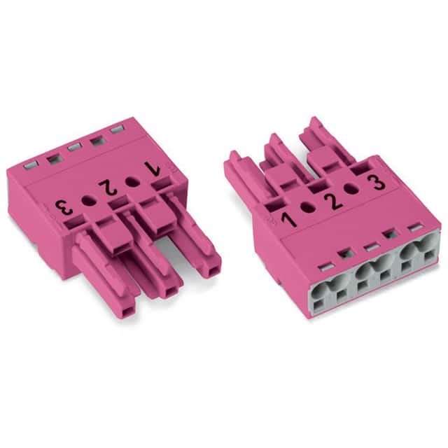 770-283 SOCKET 3-POLE, PINK