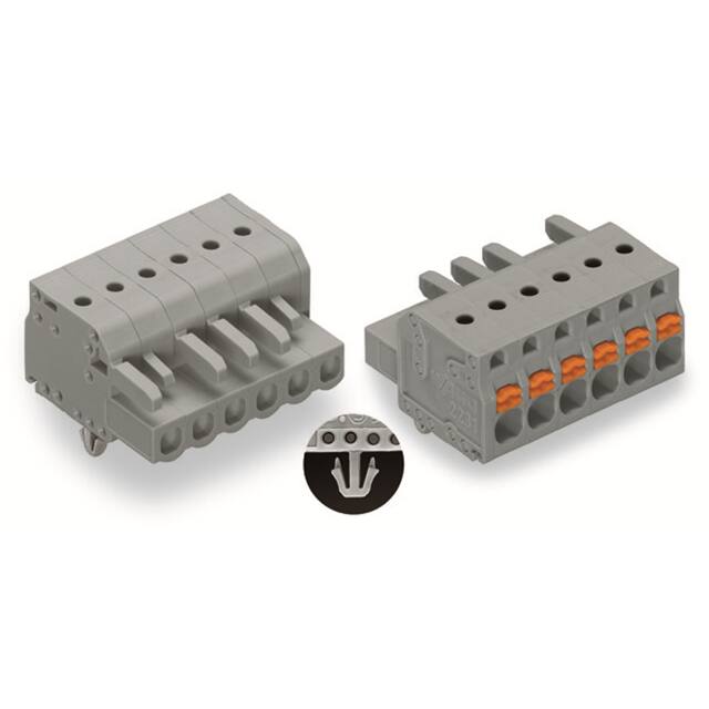 2231-104/008-000 1-CONDUCTOR FEMALE PLUG; PUSH-BU