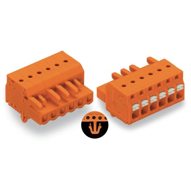 2231-302/008-000 1-CONDUCTOR FEMALE PLUG; PUSH-BU