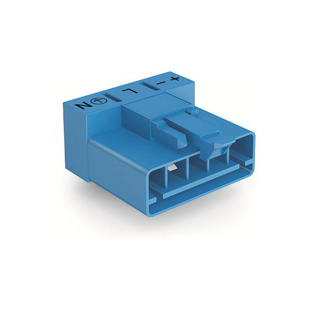 890-3115/011-000 PLUG FOR PCBS ANGLED 5-POLE, BLU