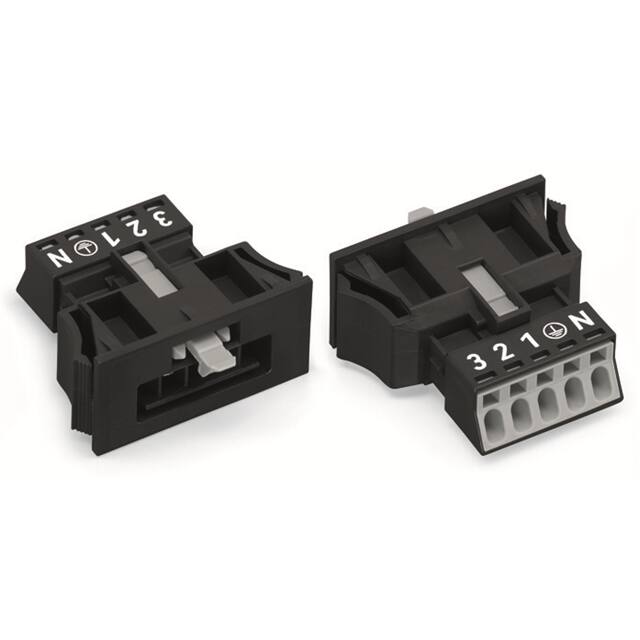 890-715 SNAP-IN PLUG BLACK
