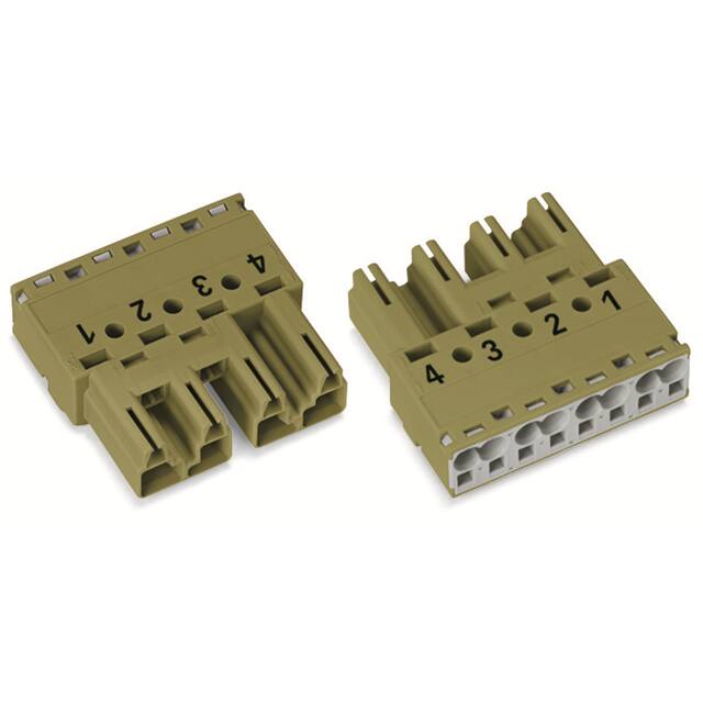 770-274 PLUG 4-POLE, LIGHT GREEN