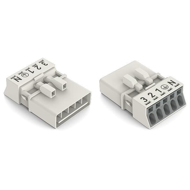 890-235 PLUG 5-POLE, WHITE