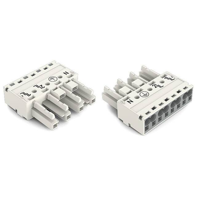 770-224 SOCKET 4-POLE, WHITE