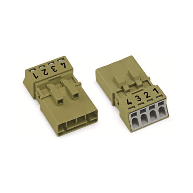 890-274 PLUG 4-POLE, LIGHT GREEN