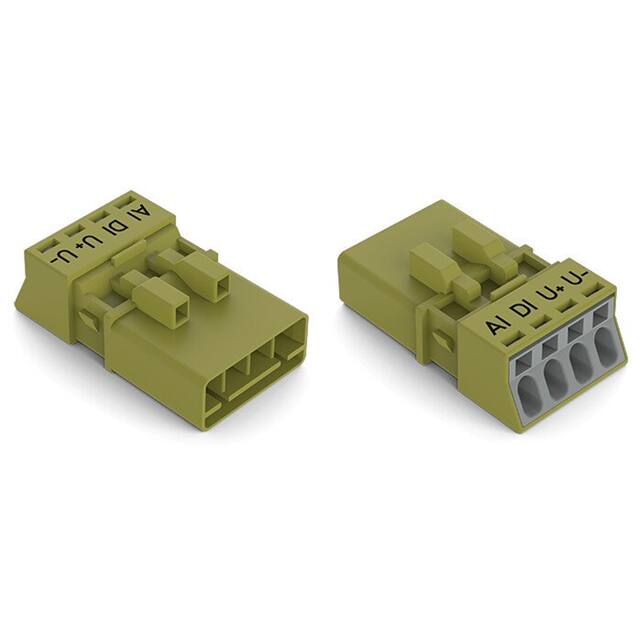 890-274/072-000 PLUG 4-POLE, LIGHT GREEN