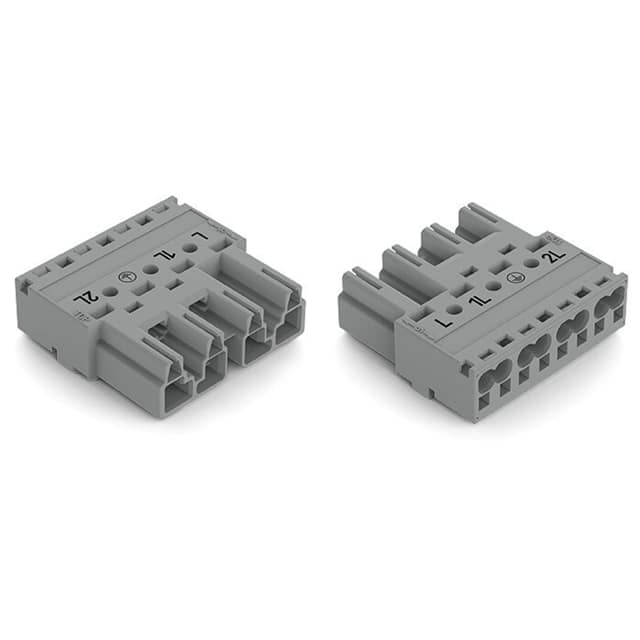 770-255/064-000 PLUG 5-POLE, GRAY