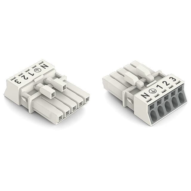 890-225 SOCKET 5-POLE, WHITE