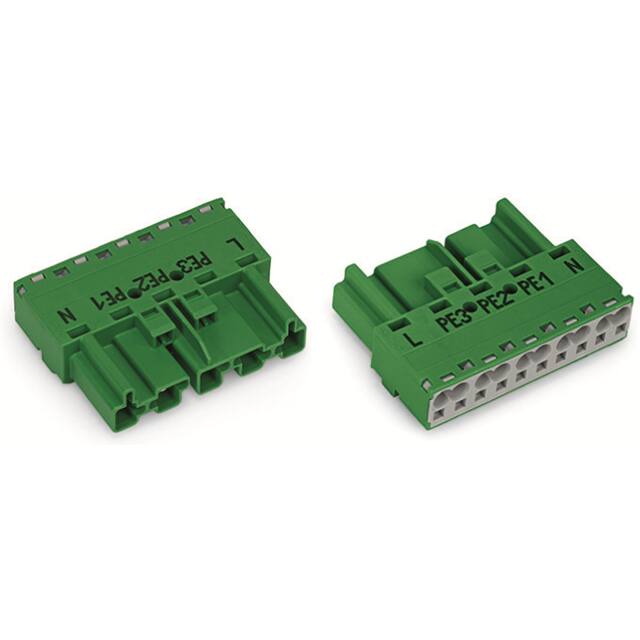 770-1335 PLUG 5-POLE, GREEN