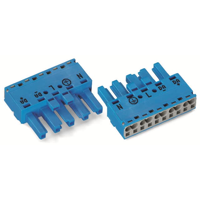 770-1105 SOCKET 5-POLE; BLUE