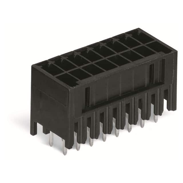 713-1476 THT MALE HEADER, 2-ROW; 0.8 X 0.