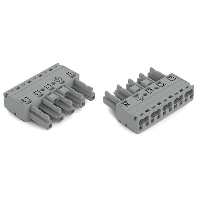 770-245/060-000 SOCKET 5-POLE, GRAY