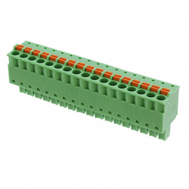 691368300017B TERM BLOCK PLUG 17POS STR 3.81MM