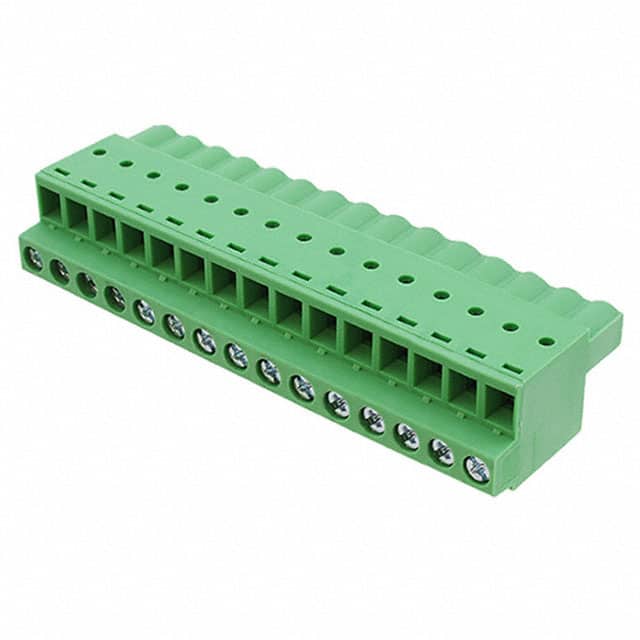 691373500015B TERM BLOCK PLUG 15POS STR 5.08MM