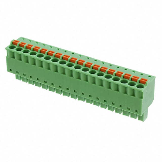 691368300018B TERM BLOCK PLUG 18POS STR 3.81MM