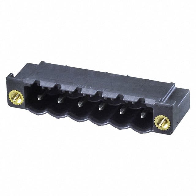 1837404 TERM BLOCK HDR 6POS BLK