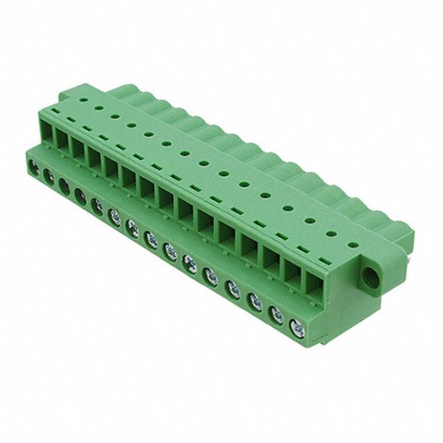 691374500015B TERM BLOCK PLUG 15POS STR 5.08MM