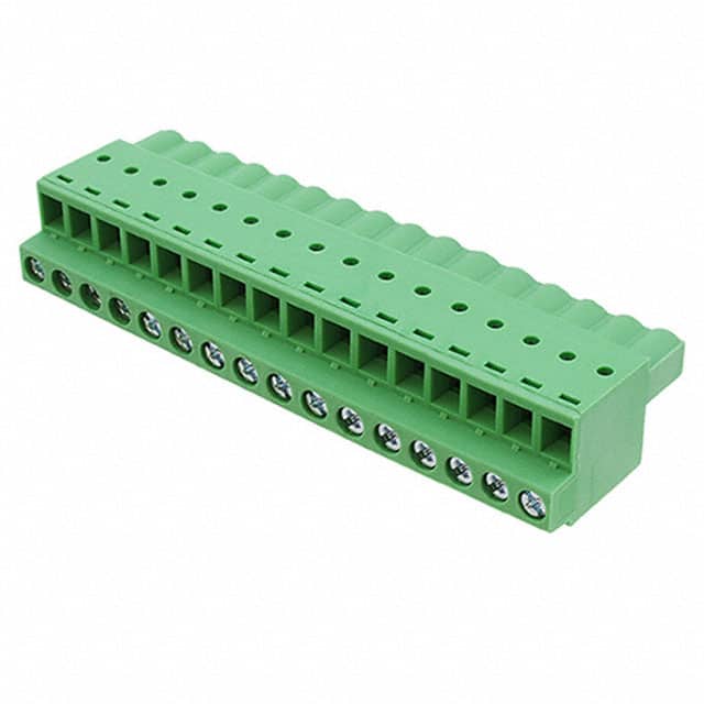 691373500016B TERM BLOCK PLUG 16POS STR 5.08MM