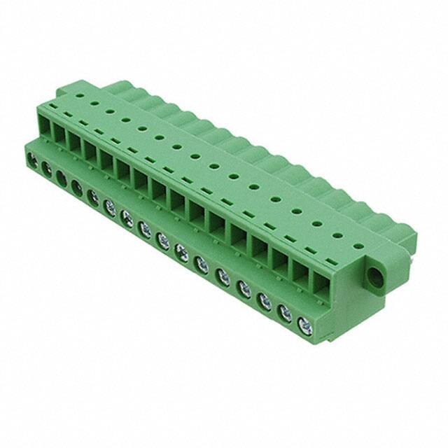 691374500016B TERM BLOCK PLUG 16POS STR 5.08MM