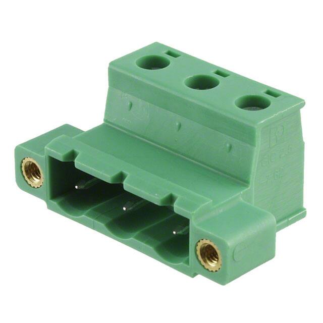1849891 TERM BLOCK PLUG 3POS STR 7.62MM