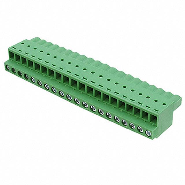 691373500020B TERM BLOCK PLUG 20POS STR 5.08MM