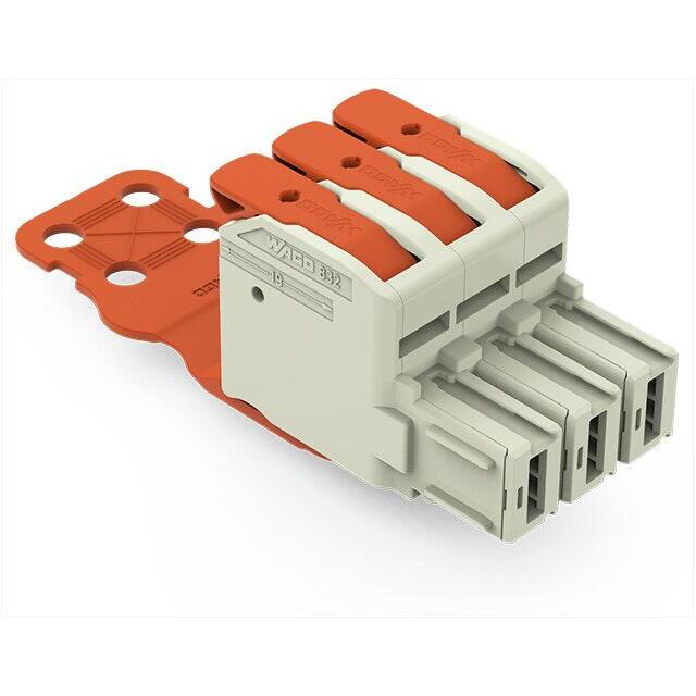 832-1103/343-000 1-CONDUCTOR FEMALE PLUG; 100% PR