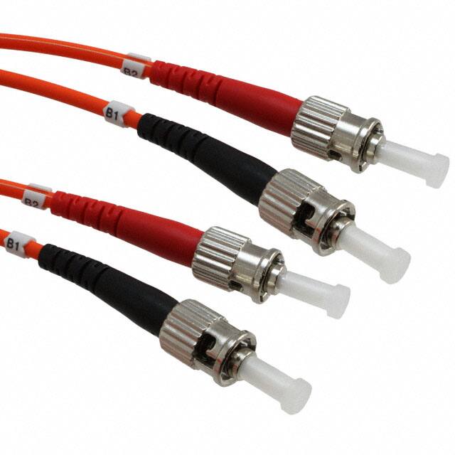 DK-2611-01 FIBER OPTIC CBL ST-ST DUPLEX 1M