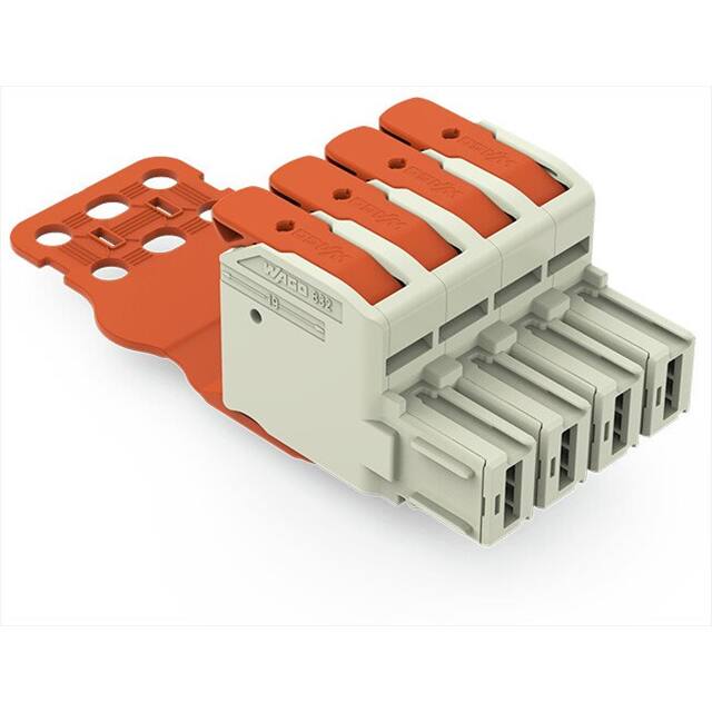 832-1104/344-000 1-CONDUCTOR FEMALE PLUG; 100% PR