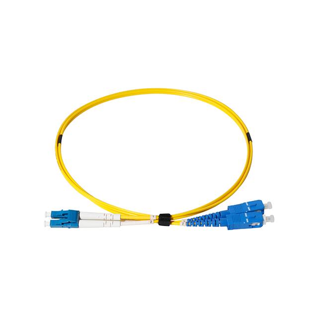ADT-PC-LCSC-SMA1DX-RYL-1M LC-SC SM Duplex Fiber Jumper 1M