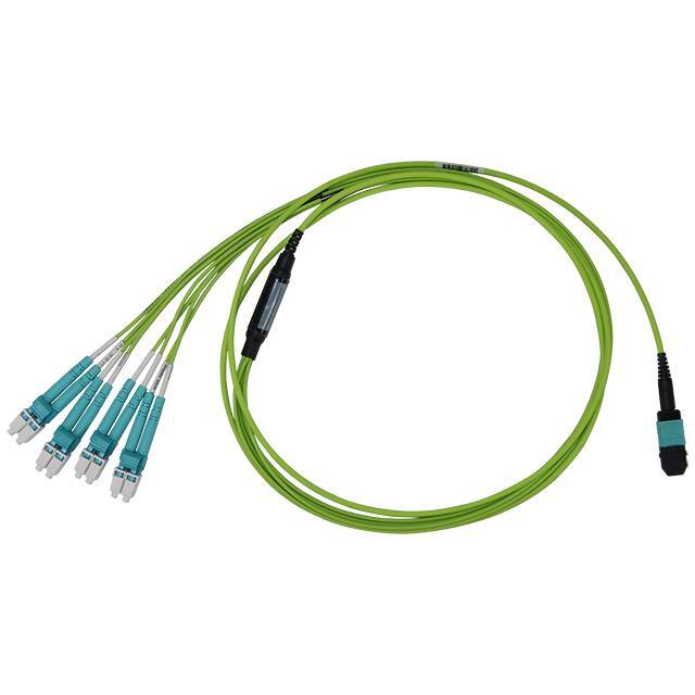 C51-9080-10FT OM5 8F MPO-LC 10FT FIBER CBL