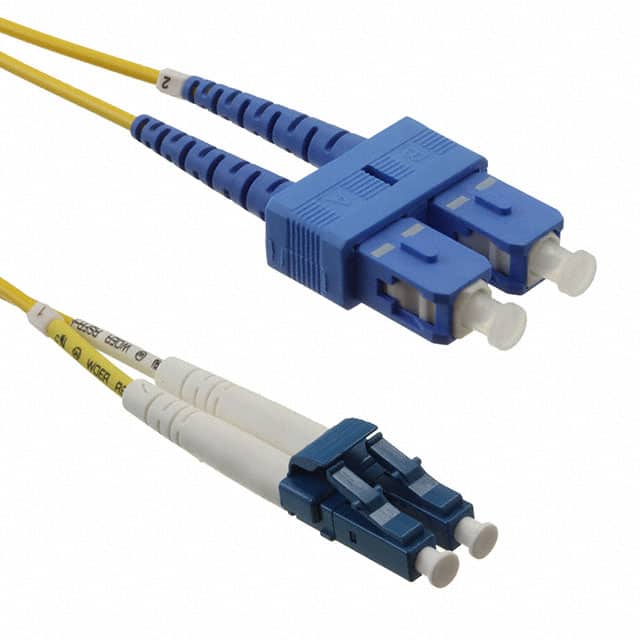 912S-2-5-00200-PL FIBER OPTIC CBL LC-SC DUPLEX 2M