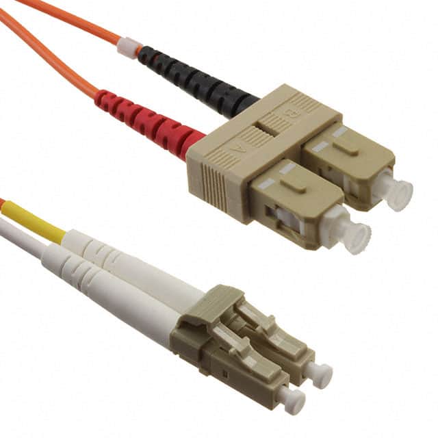 912M-2-1-00500 FIBER OPTIC CBL LC-SC DUPLEX 5M