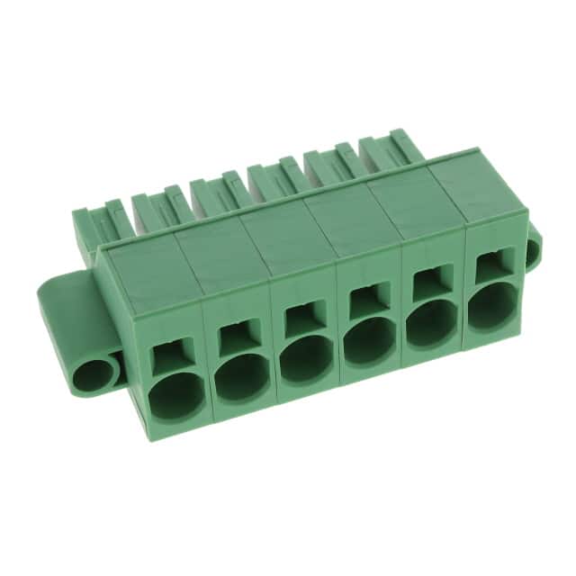 1711417 TERM BLOCK PLUG 6POS STR 10.16MM