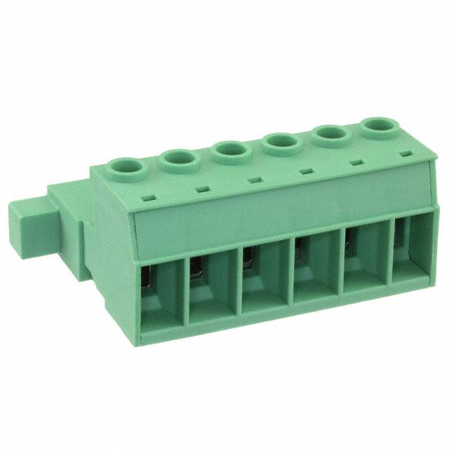 1975859 TERM BLOCK PLUG 6POS STR 10.16MM