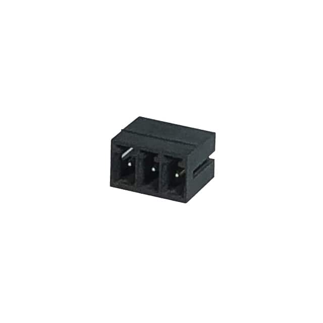 ECH350R-03P-BK TERM BLK 3POS 3.50MM HDR