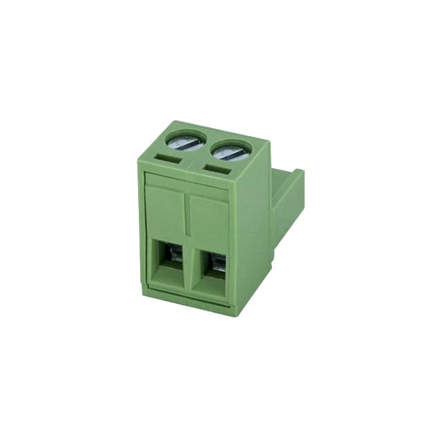 5ESDV-02P TERM BLK 2POS 5.00MM SCRW PLG
