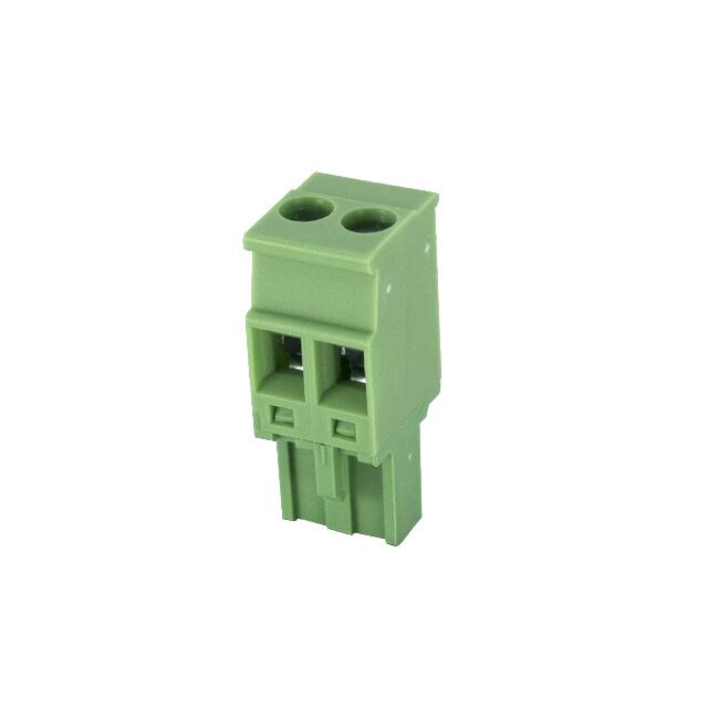2ESDP-02P TERM BLK 2POS 5.08MM SCRW PLG