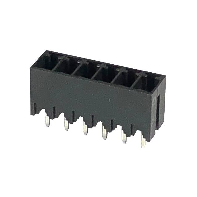 ECH350V-06P-BK TERM BLK 6POS 3.50MM HDR