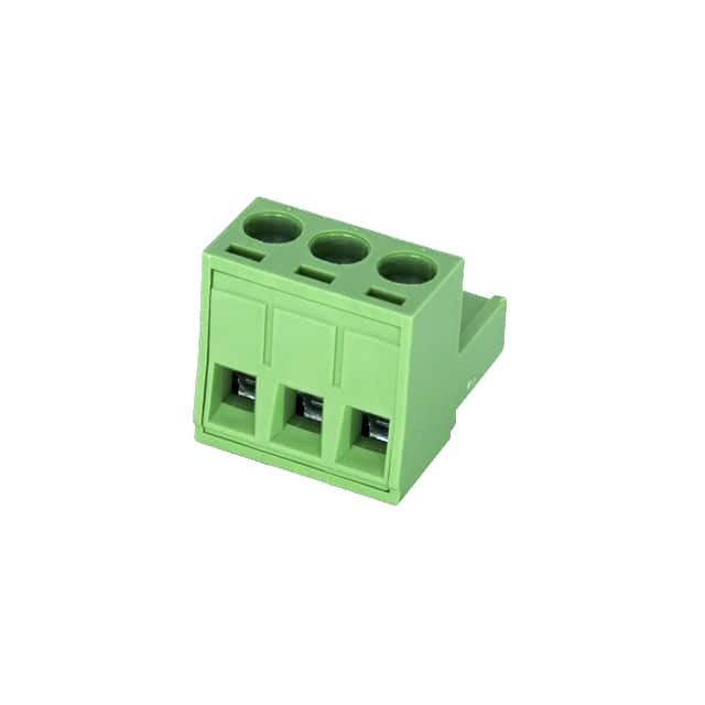 2ESDV-03P TERM BLK 3POS 5.08MM SCRW PLG