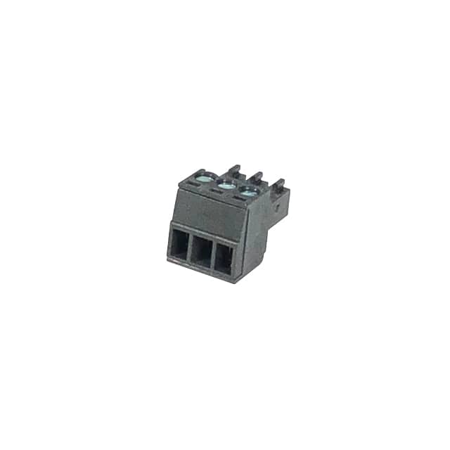 EC350V-03P-BK TERM BLK 3POS 3.50MM SCRW PLG
