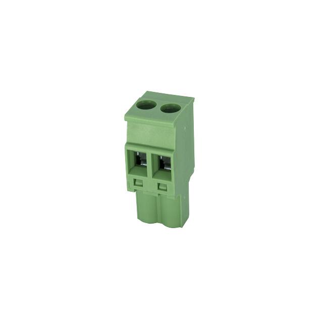 2ESDPL-02P TERM BLK 2POS 5.08MM SCRW PLG